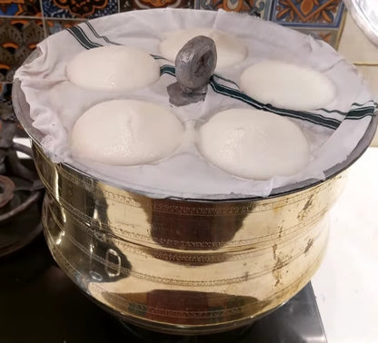 Traditional South Indian Brass Idli steamer cooker