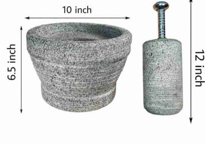 Traditional South Indian grinding stone set weight 15 kg