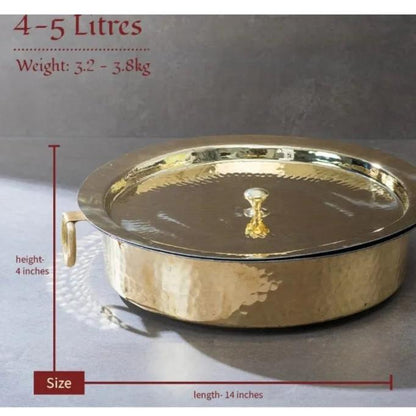 Brass cookware Lagan large size 5Litre