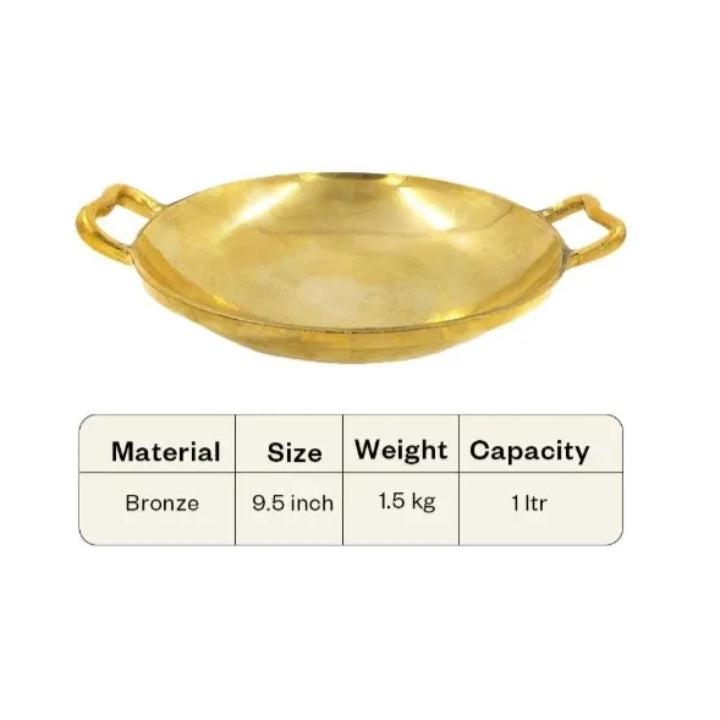 Nonstick Bronze Pan - Appachatty  Fry Pan - Healthy Cookware - 9.5 inch