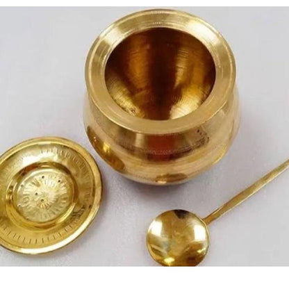 Brass pongal panai traditional South Indian cookwear Heavy weight