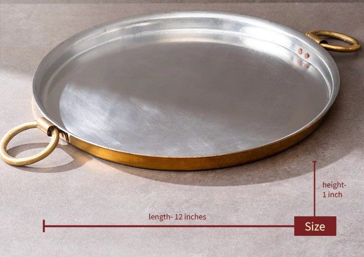 Brass Dosa Tawa: Naturally Non-Stick Tava & Uses Less Oil