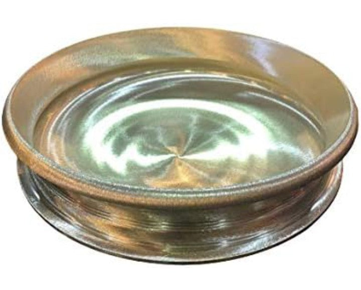 PureBronze Traditional South Indian Cooking Uruli 15 inch Diameter) weight 7 kg height 5 inch with life time guarante.