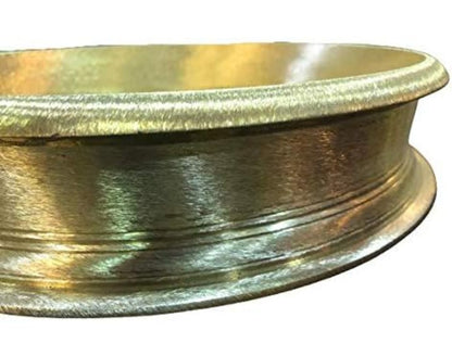 PureBronze Traditional South Indian Cooking Uruli 15 inch Diameter) weight 7 kg height 5 inch with life time guarante.