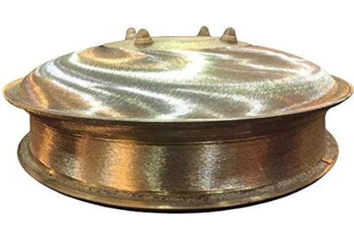 PureBronze Traditional South Indian Cooking Uruli 15 inch Diameter) weight 7 kg height 5 inch with life time guarante.