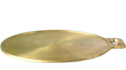 Bronze Tawa - Traditional Indian Cooking Pan/Tawa for Roti,Dosa,Tortilla,Pizza,Paratha,Appam,Pancake 12 inch weight 3 kg