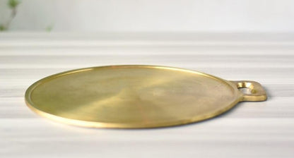 Bronze Tawa - Traditional Indian Cooking Pan/Tawa for Roti,Dosa,Tortilla,Pizza,Paratha,Appam,Pancake 12 inch weight 3 kg