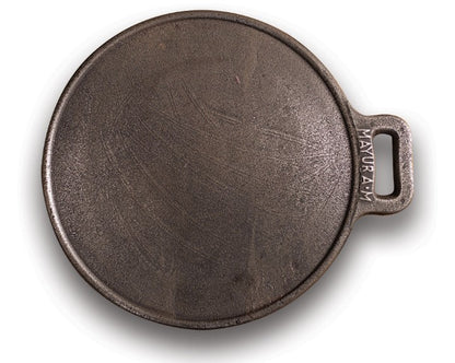 Traditional South Indian cast iron Dosa pan tawa weight 3 kg Diameter 13 inch made in tamilnadu