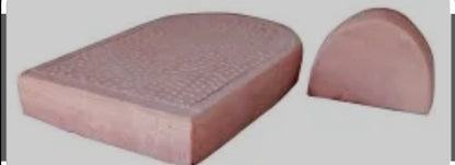 Traditional Indian Rajasthani pink stone grinding stone set sil batta weight 15 kg