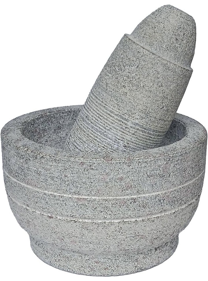 Natural Stone Attukal/mortar & pestle/ural/grinder stone/sil batta/ (B * H - 10 x 6.5 inch)