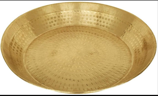 Brass large plate